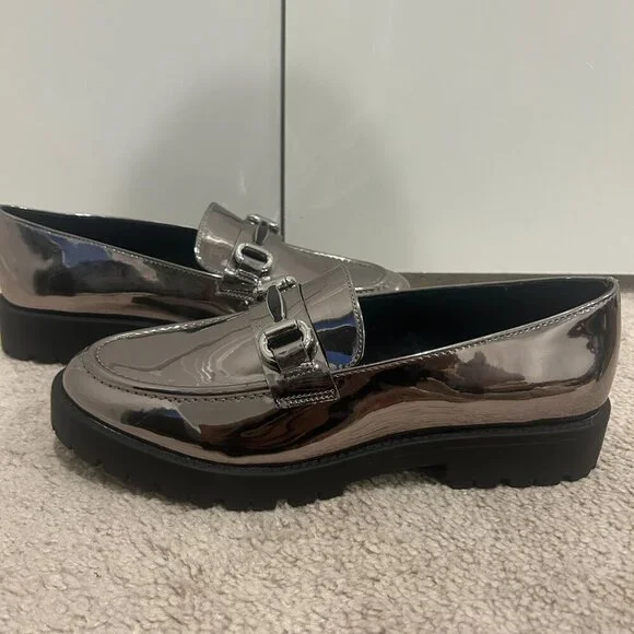 Bandolino Gray Franny Lug Loafer Women’s Size 7.5 - Picture 6 of 8